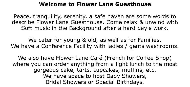 Flower Lane Guesthouse